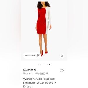 NWT Kasper Colorblock Dress - Size L